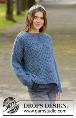 205-42 Blue Jeans fra DROPS Design