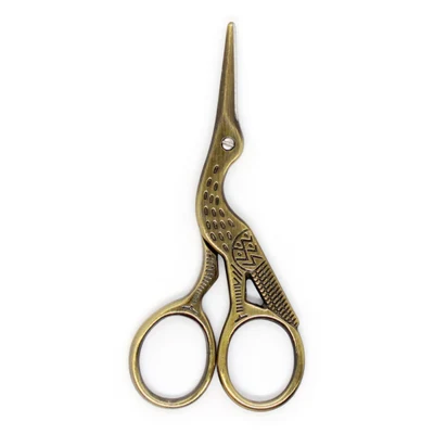 Saks Stork Bronse, 9 cm