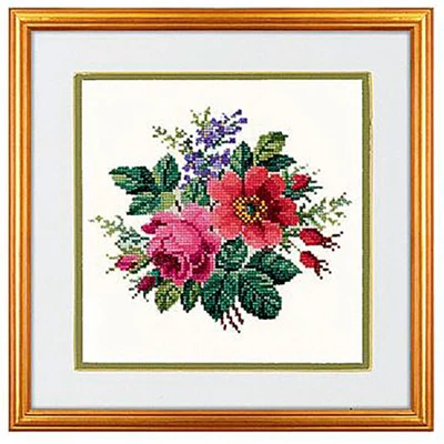 Broderisett Blomsterbukett