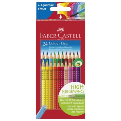 Faber-Castell Grip 2001 akvarell trekant 24 stk