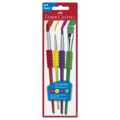 Faber-Castell børster 4 farger