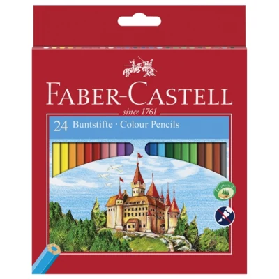 Faber-Castell fargeblyantspalte 24 stk