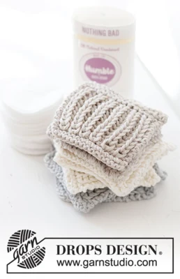 0-1495 Ribbed Scrubbies fra DROPS Design