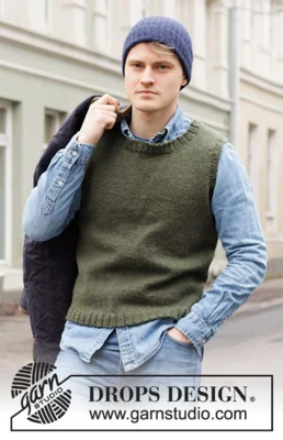 219-1 Georgetown Vest fra DROPS Design