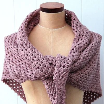 Go Handmade Granny Shawl Mouse Piece Edge