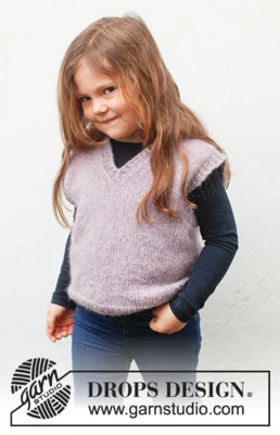 38-23 Lavendel Smiles fra DROPS Design