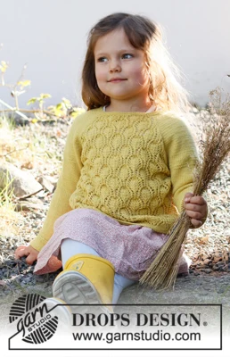 38-12 Sweet Marigold Genser fra DROPS Design