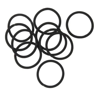 Hårstrikk, 45 mm, svart, 10 stk.