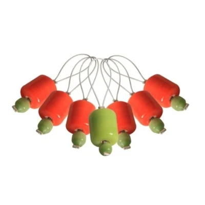 KnitPro ZOONI Maskemarkører Orange Lily, 7 stk.