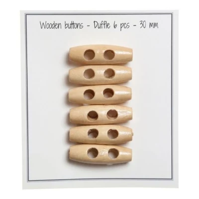 Go Handmade Duffle 30 mm, 6 stk
