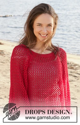 240-26 Red Mistery by DROPS Design