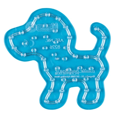 Hama Maxi Perleplate, gjennomsiktig - Liten hund 8226