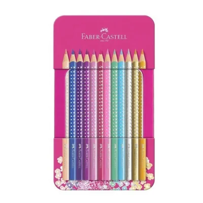 Faber-Castell, Skinnende fargeblyanter, 12 stk