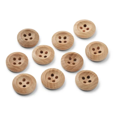 LindeHobby Lyse Treknapper, 15 mm, 10 stk