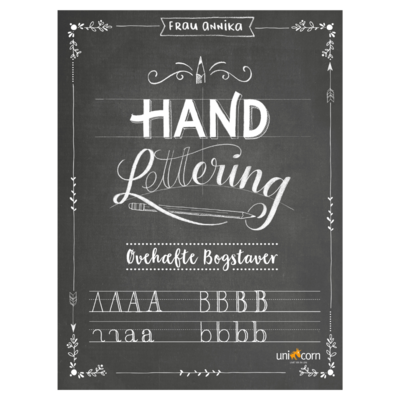 Hand Lettering Øvehæfte Bokstaver