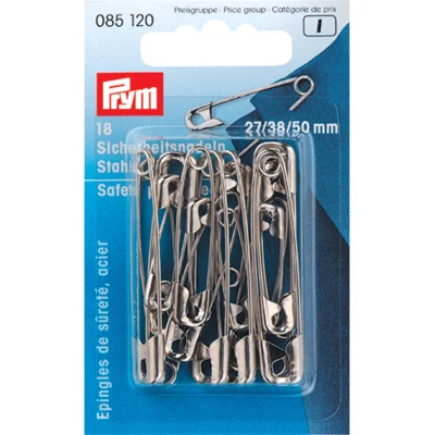 Prym Safety pins ass. sølv