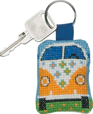 Broderisett Gul bil 5 x 6 cm