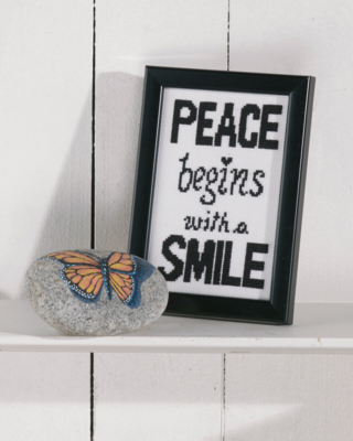 Broderisett Peace 9 x 14 cm