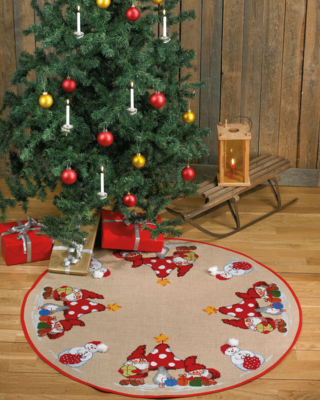 Broderisett Paddehatt og nisser Ø 116 cm